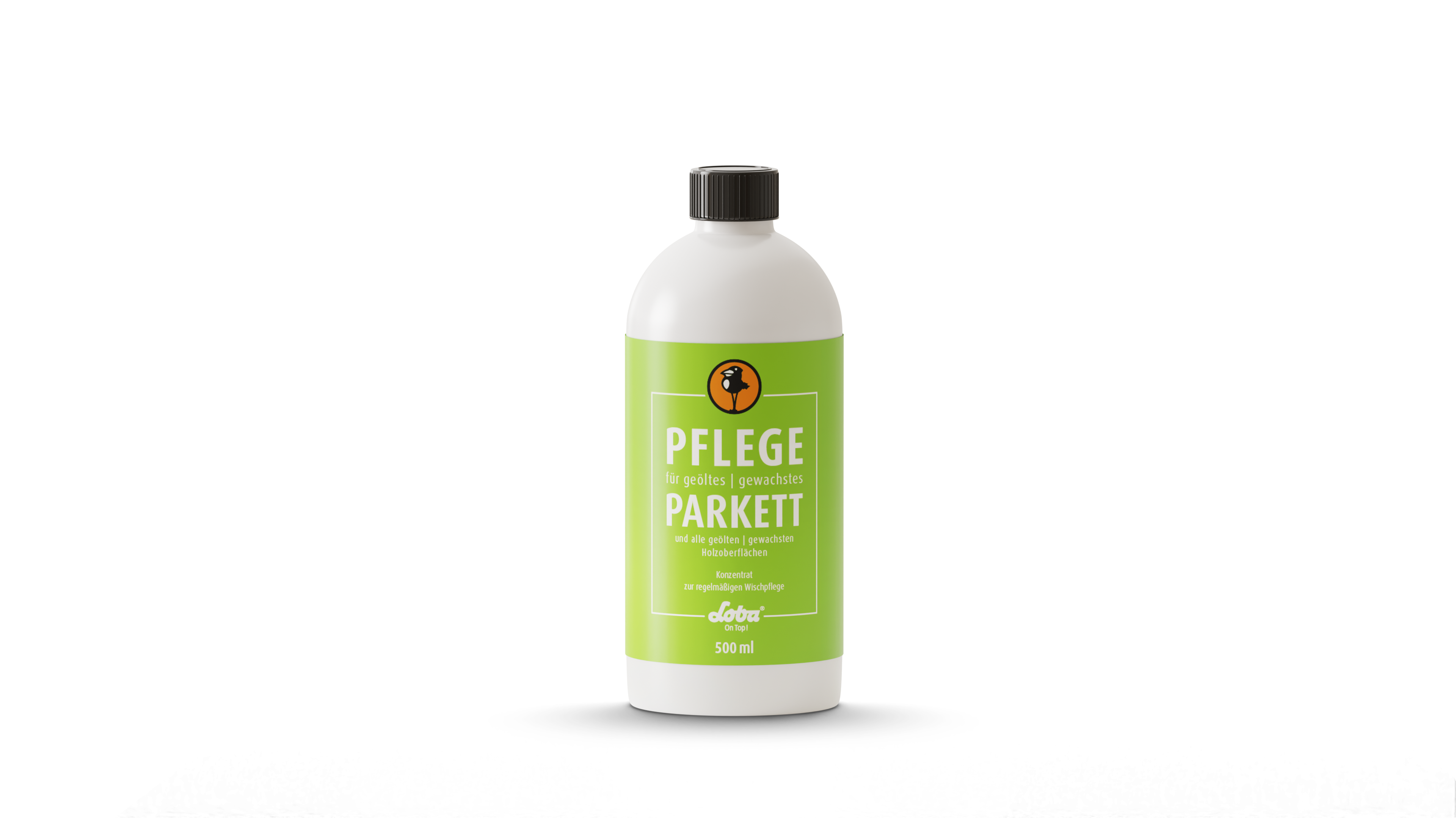 LOBA Home Parkett-Pflege für geölte & gewachste Böden - 500ml Konzentrat für 50L | Effektive 2in1 Holz-Boden Wisch-Pflege | pH-neutral & Umweltfreundlich | Parkett Pflegemittel für Holz & Laminat