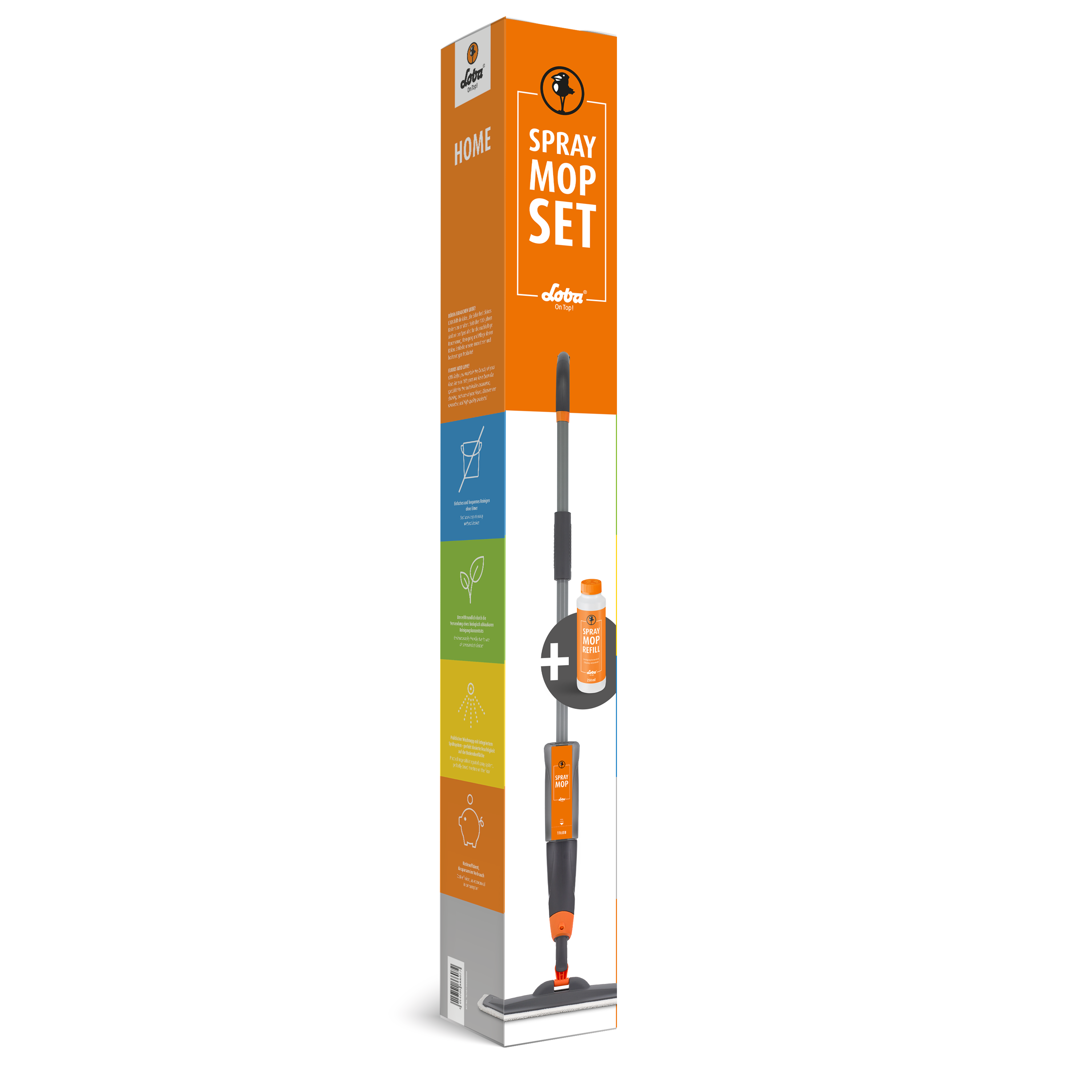 Spray Mop Set und Universal Reiniger Spray