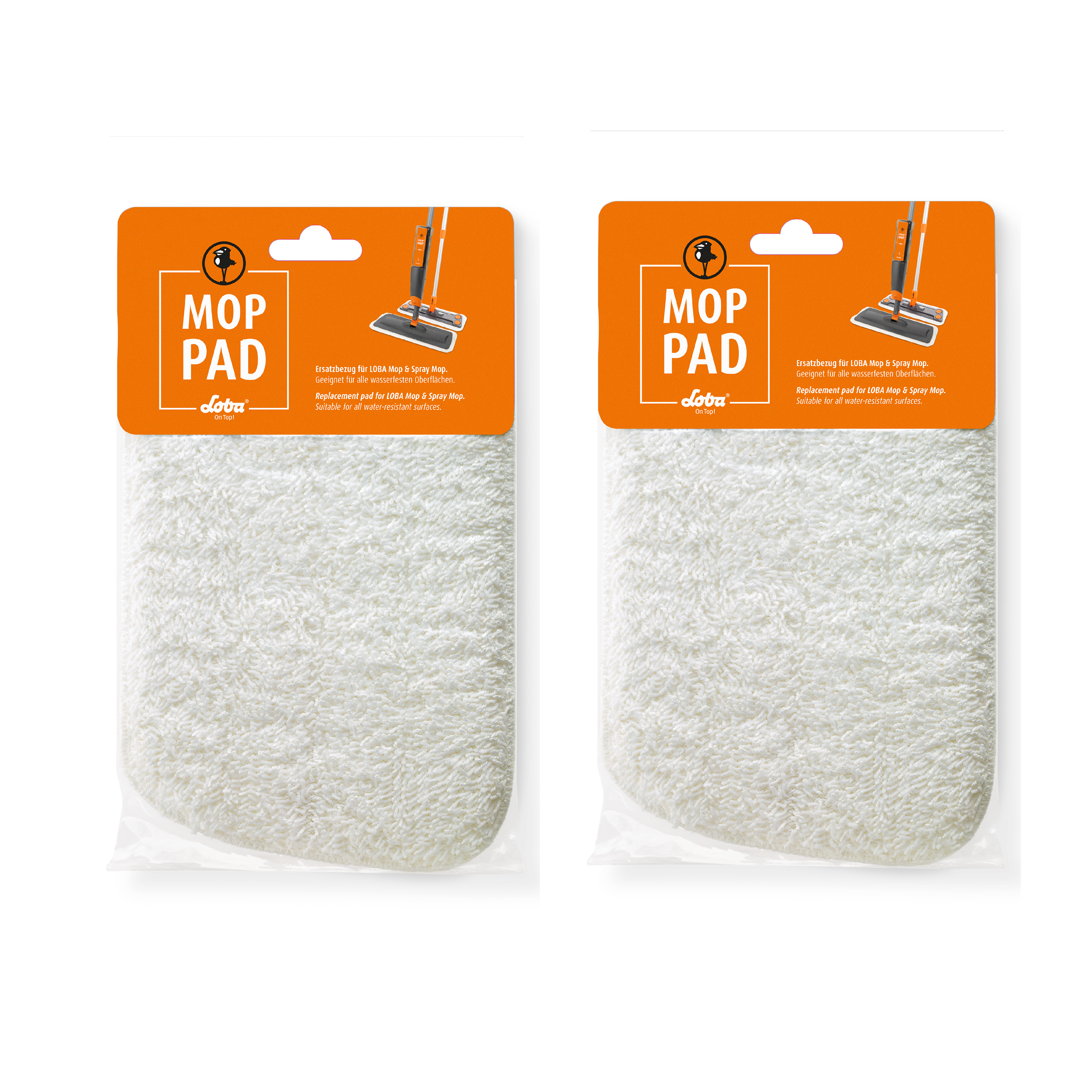 SET Reinigung und Pflege für lackierte Böden + Wischmop + 2 Mop Pads + SprayMop