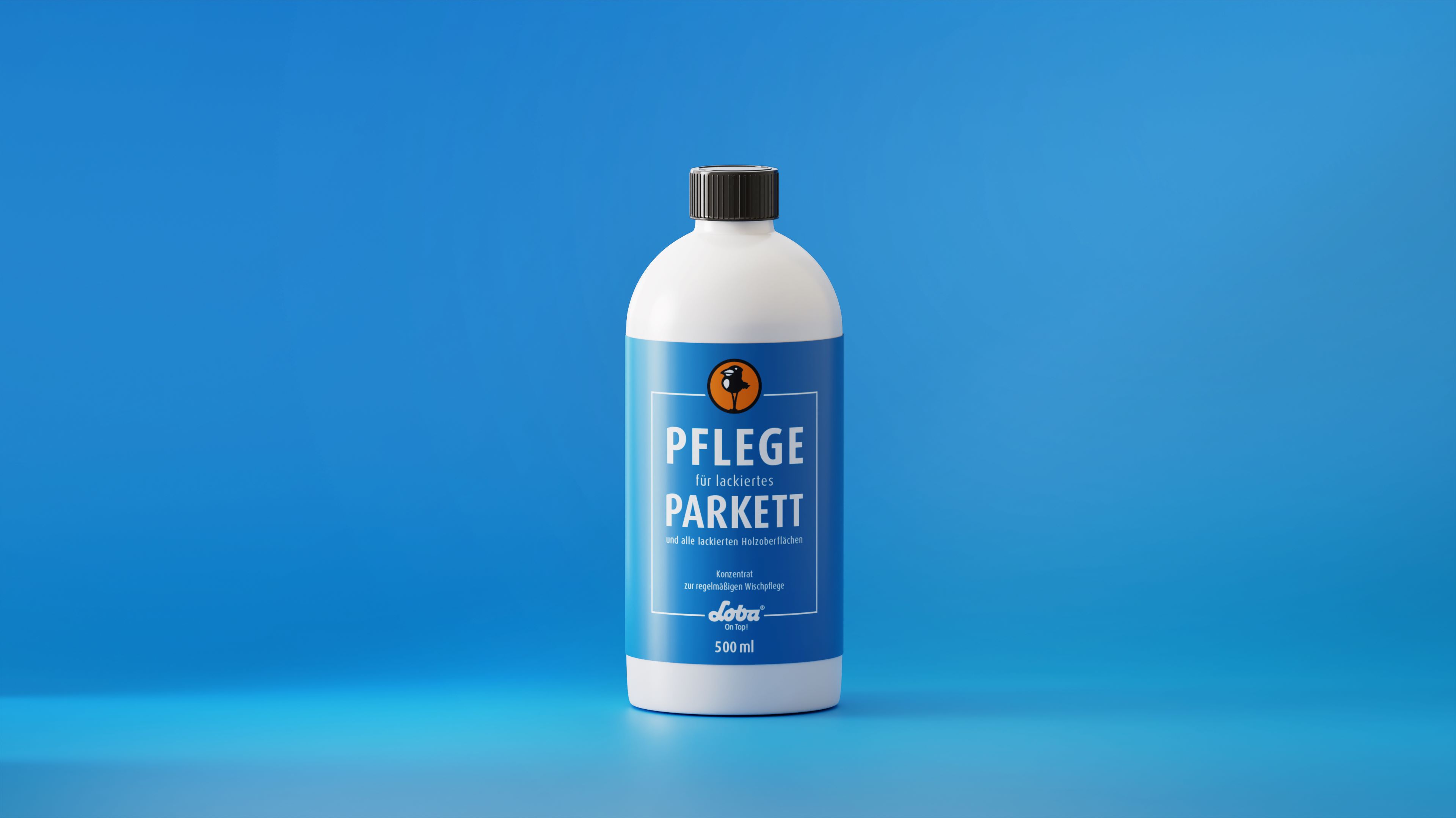 LOBA Parkett-Pflege für Holzböden | 500ml Konzentrat für 50L | Effektive 2in1 Holz-Boden Reinigungspflege | pH-neutral & biologisch abbaubar| Parkett Pflegemittel für Holz & Laminat