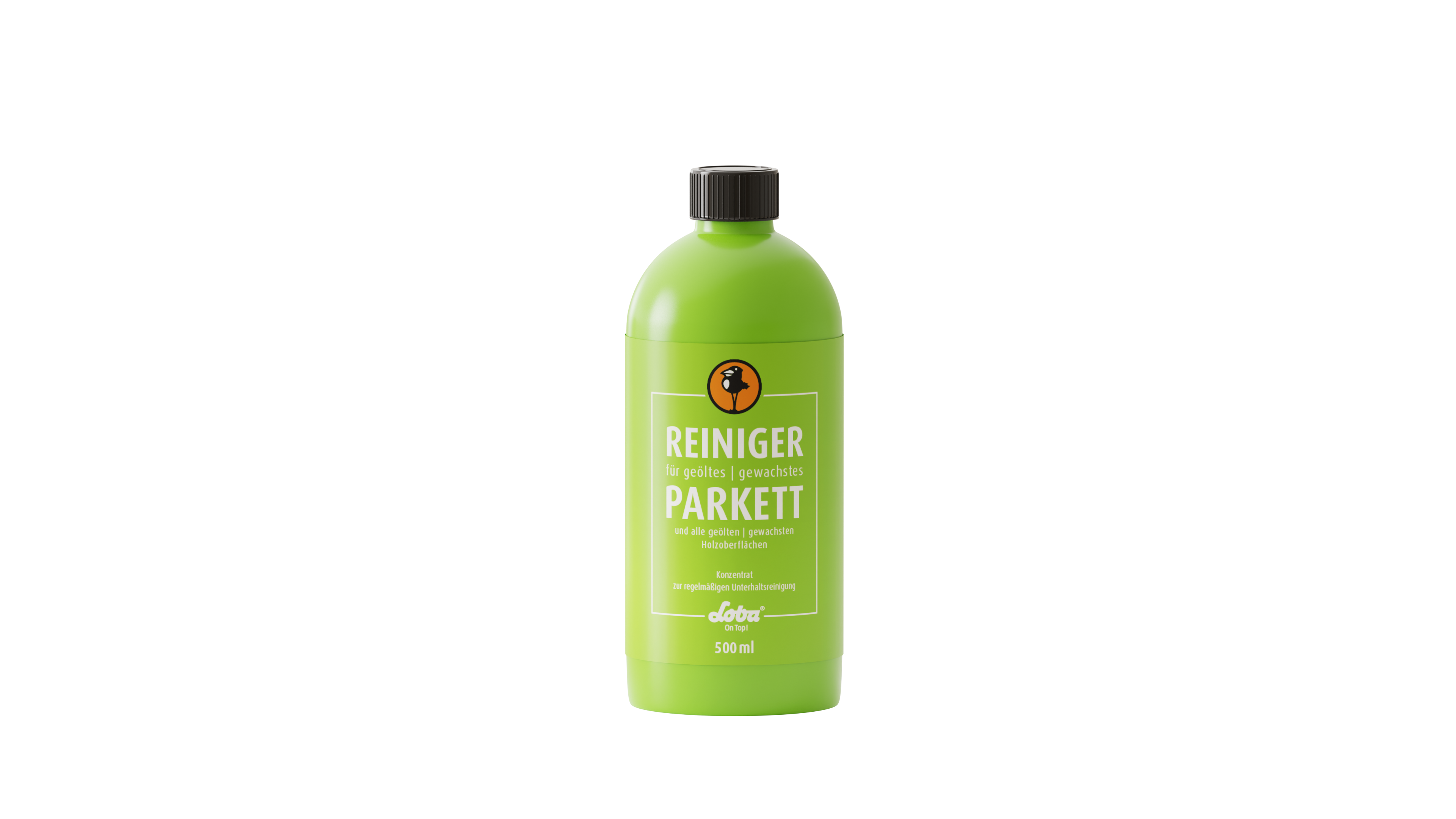 LOBA Parkett-Reiniger für geölte & gewachste Böden - 500ml Konzentrat für 50L Holz-Reiniger | pH-neutral, Schlierenfrei, biologisch abbaubar | Holzpflege-Reiniger für nachhaltige Parkett-Pflege
