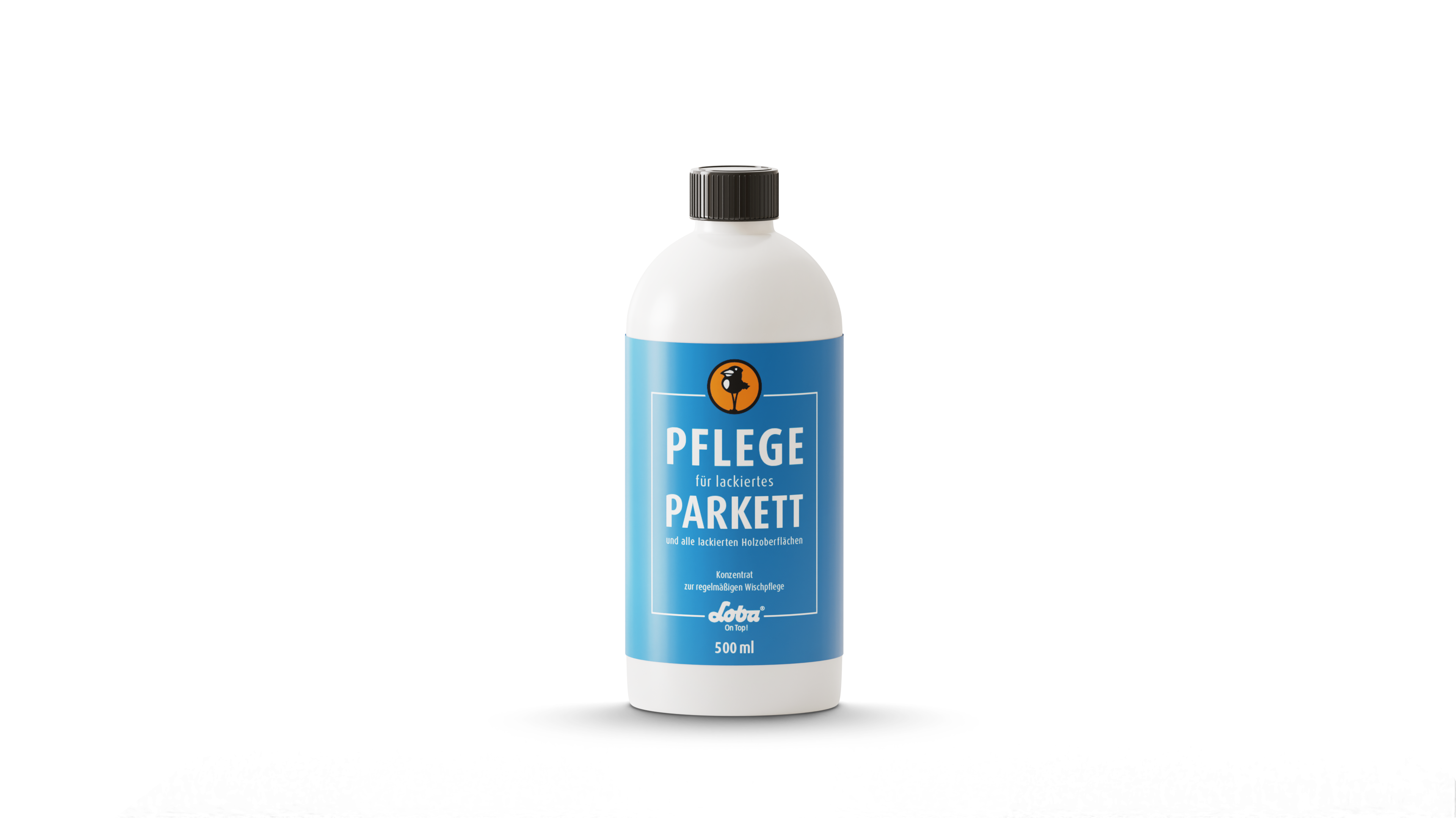 LOBA Parkett-Pflege für Holzböden | 500ml Konzentrat für 50L | Effektive 2in1 Holz-Boden Reinigungspflege | pH-neutral & biologisch abbaubar| Parkett Pflegemittel für Holz & Laminat